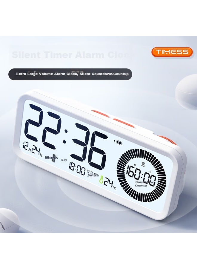 Timess Visual Timer 2-In-1 Alarm Clock For Students And Children, Wake-Up Self-Discipline Artifact New Multi-Function Charging Time Manager Silent Timer - Image 1
