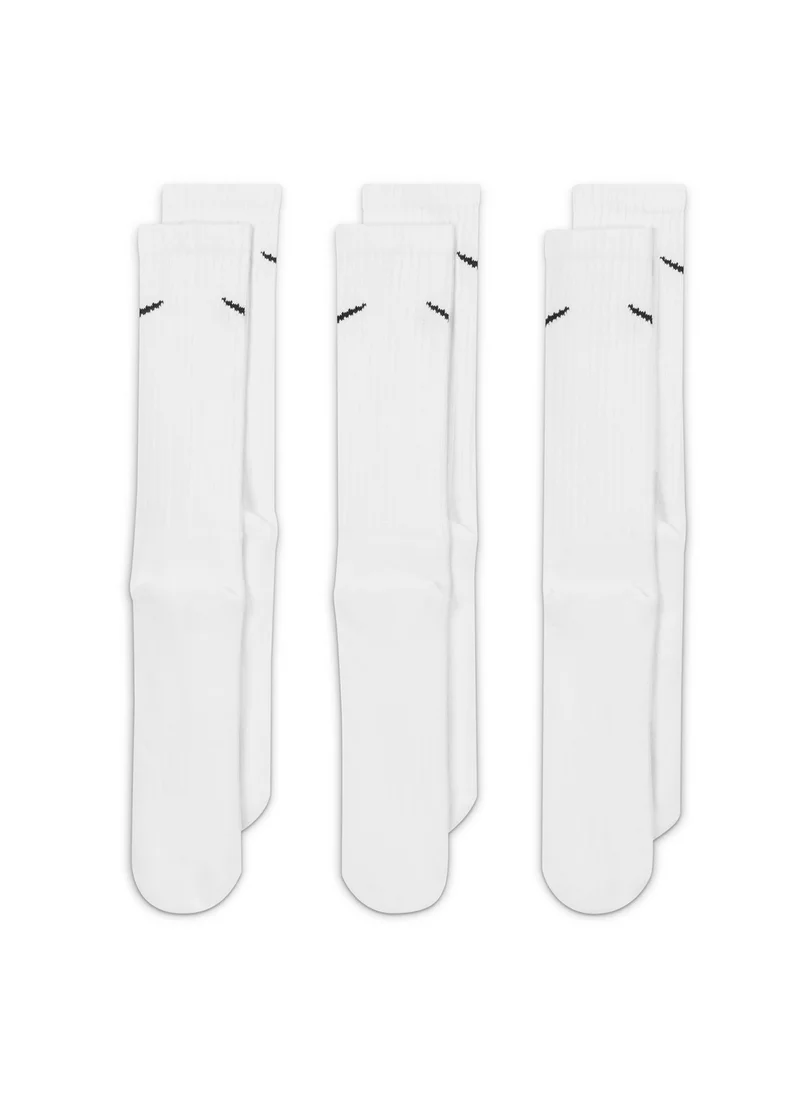 نايكي 3 Pack Cushioned Crew Socks