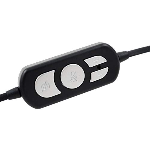 iMicro Im320 USB Headset with Adjustable Microphone Noise Cancelling, Wired Headphone for PC, Laptop,Black - Image 4