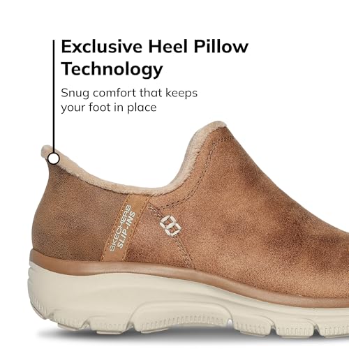 Skechers Women's Easy Going-Modern Hour-Hands Free Slip-Ins Ankle Boot, Tan, 9 - Image 3