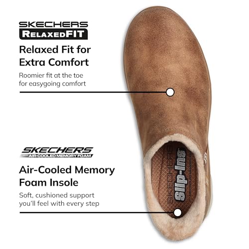 Skechers Women's Easy Going-Modern Hour-Hands Free Slip-Ins Ankle Boot, Tan, 9 - Image 4