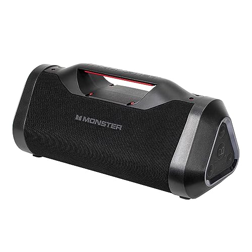 Monster Bluetooth Boombox: IPX5 Rechargeable Waterproof Bluetooth Speaker with USB Charge Out & Aux Input, 120W Portable Wireless Speaker - Image 2
