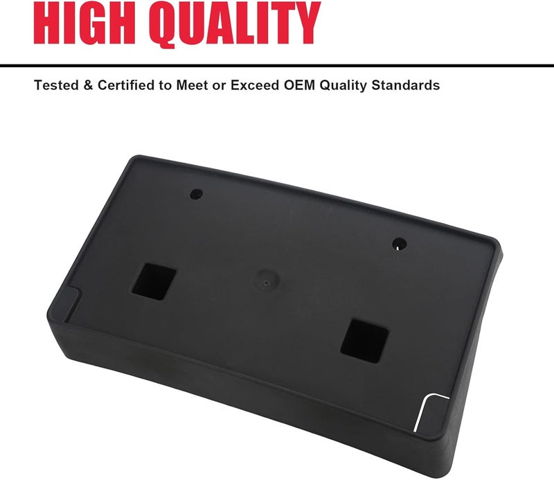 VASTAUTO Front License Plate Bracket Compatible with Ram 2500 3500 4500 5500 2019-2022 Replaces# 68362197AA (Black) Upgraded general grade quality - Image 3
