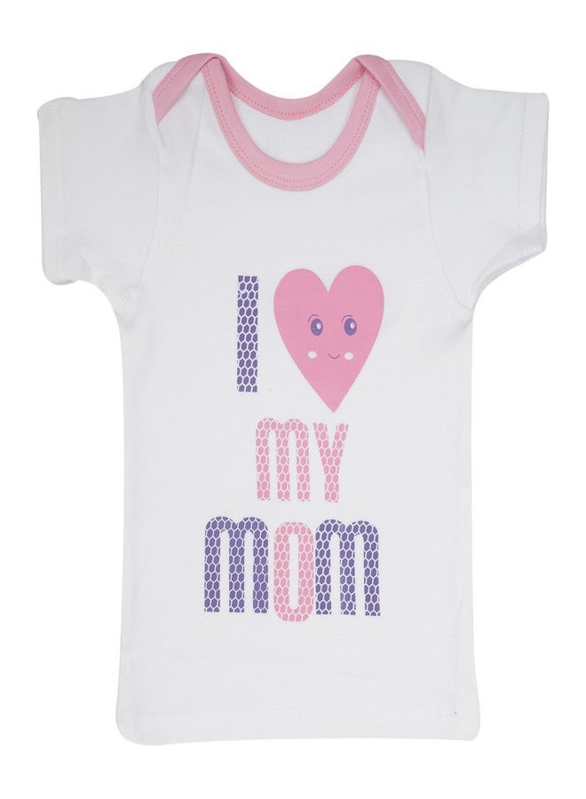 First Kids Step Babies' Cotton Tee (Di-Crazy-Dad-Half-White-6-9 Months, Multi-Colored, 6-9 Months) - Image 3