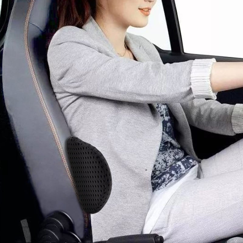 Memory Foam Lumbar Support Pillow for Office Chair, Car Seat, and Travel, Breathable Ergonomic Back Pillow with 4D Mesh Cover - Image 5