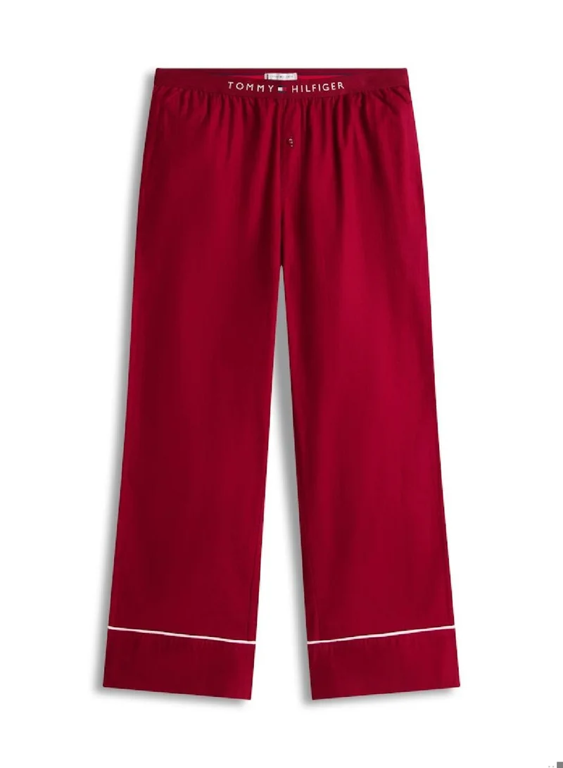 TOMMY HILFIGER Rouge Essential Herringbone Flannel Pyjama Bottoms for Women | Best Price UAE