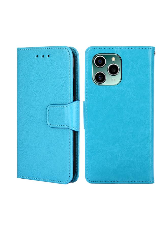 اس-توب جراب هاتف Honor 60 SE مصنوع من الجلد بنسيج كريستالي - Image 1