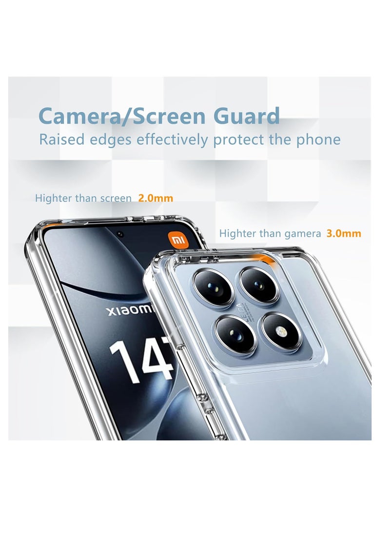 ماركة غير محددة - clear Phone Cover, Protective Phone Case for Xiaomi 14T/14T Pro 5G, Flexible Silicone Case, Soft Case, Shockproof, Scratch-Resistant - Image 1