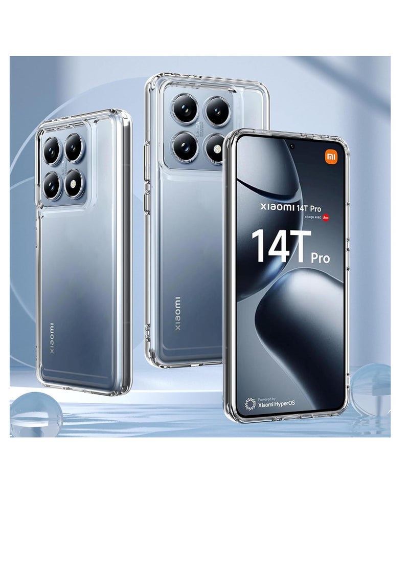 ماركة غير محددة - clear Phone Cover, Protective Phone Case for Xiaomi 14T/14T Pro 5G, Flexible Silicone Case, Soft Case, Shockproof, Scratch-Resistant - Image 1