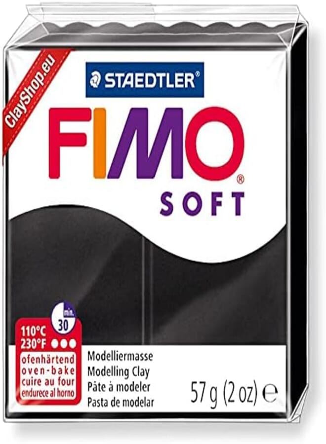 FIMO Polymer Clay - Black