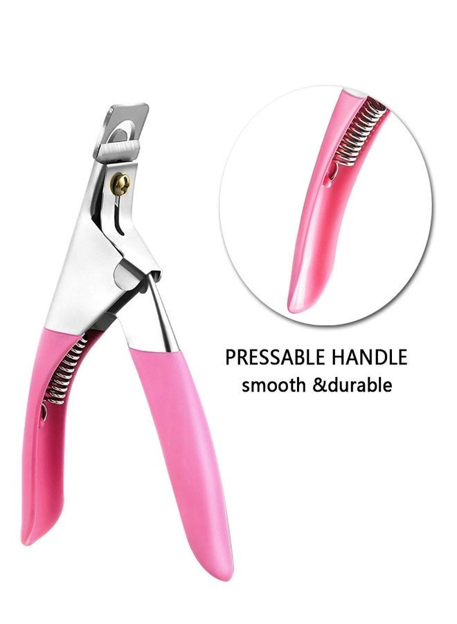 HOOTO Nail Clippers for Acrylic Nails, Premium Metal Acrylic Nail Clippers Trimmer, False Fake Nail Tips French Shape Acrylic Nail Cutter for Salon Home Manicure - Image 4