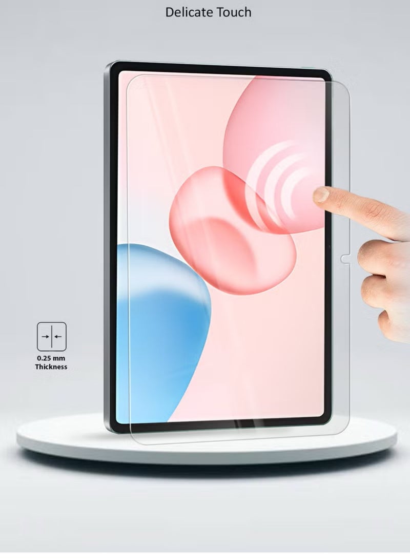 ستيكر لاصقة حماية للشاشة من الزجاج المقوى 9H فائقة الدقة لهاتف هونر باد 10 مقاس 12.1 بوصة 2025 شفاف - Image 3