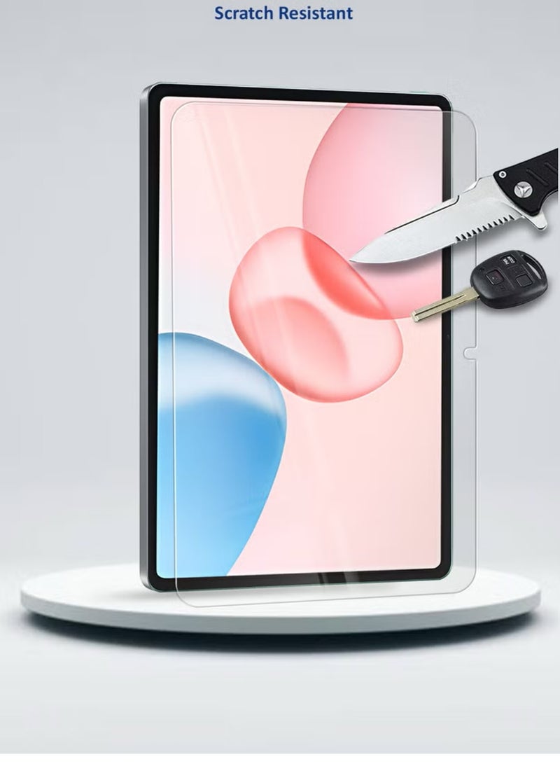ستيكر لاصقة حماية للشاشة من الزجاج المقوى 9H فائقة الدقة لهاتف هونر باد 10 مقاس 12.1 بوصة 2025 شفاف - Image 4