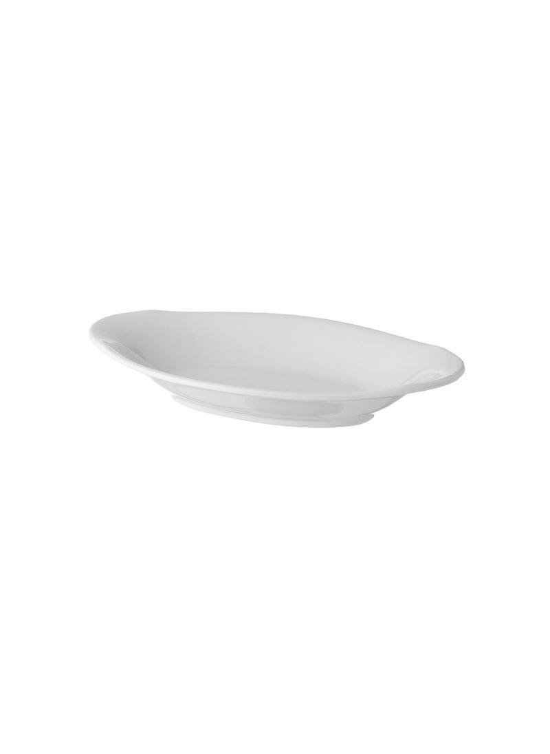80 Piece Melamine Dinner Set Plain White Suitable for Everyday Use Microwave Safe and Dishwasher Safe