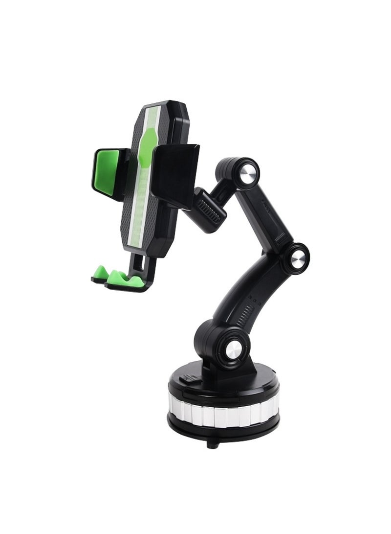 Arabest Car Phone Holder Mount, Universal Strong Suction Cup Cell Phone Holder Stand, Heavy Duty One-Button Pop-up iPhone Smartphone Car Mount for Dashboard/Window/Windshield Dash Air Vent (Green) - Image 1