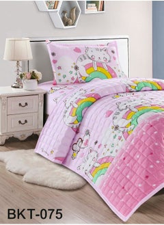 Moon 3 Piece Summer Childrens Quilt Set Microfiber 210x160 cm  - Image 2
