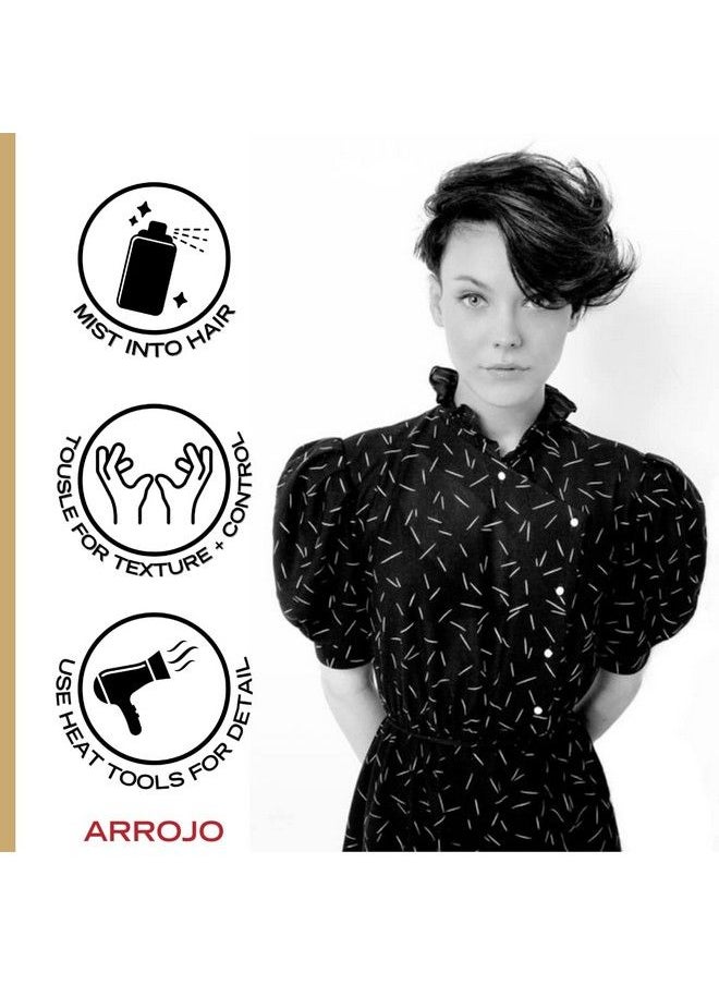 ARROJO Primp Working Spray For Hair Fast Drying Hair Spray Humidity Defense Hair Styling Working Spray Adds Shine & Hold Conditioning Grip Spray Primping & Coiffing Heat Styling Spray (8.9Oz)  - Image 5