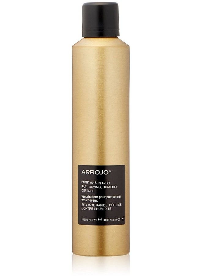 ARROJO Primp Working Spray For Hair Fast Drying Hair Spray Humidity Defense Hair Styling Working Spray Adds Shine & Hold Conditioning Grip Spray Primping & Coiffing Heat Styling Spray (8.9Oz)  - Image 1