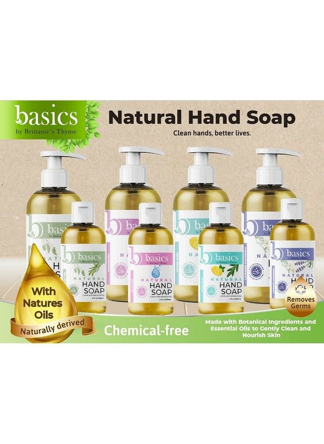 Brittanie's Thyme - Basics Natural Olive Oil Hand Soap Unscented 12 Fl Oz Pack Of 3 Cruelty Free Vegan No Synthetic Additives No Sulfates Paraben Free Phthalate Free - Image 1