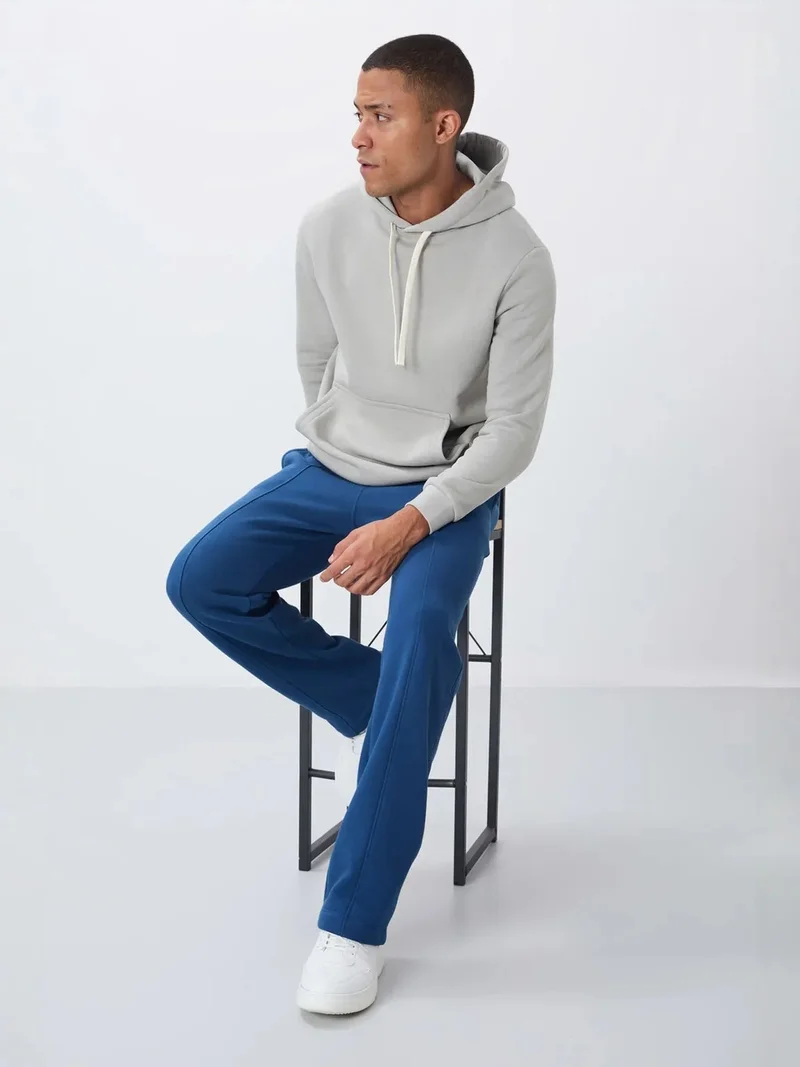 تومي لايف TOMMY Men's Regular Fit Cotton-Polyester Sweatpants