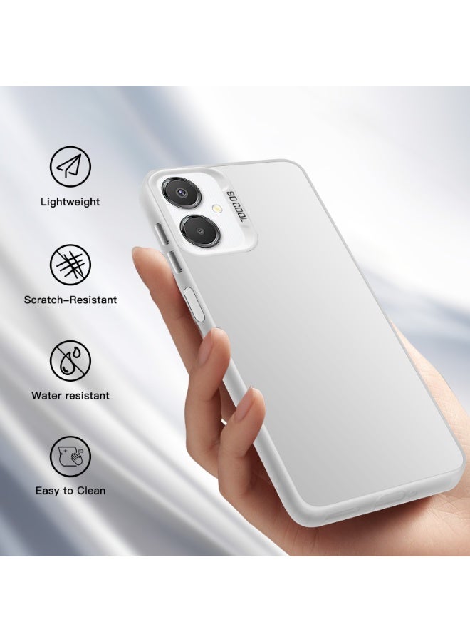 LiuShan Samsung Galaxy A06 5G Case, Slim TPU Bumper Phone Cover,360°Full Body Shockproof Protective Phone Case for Samsung A06 5G  - Image 4