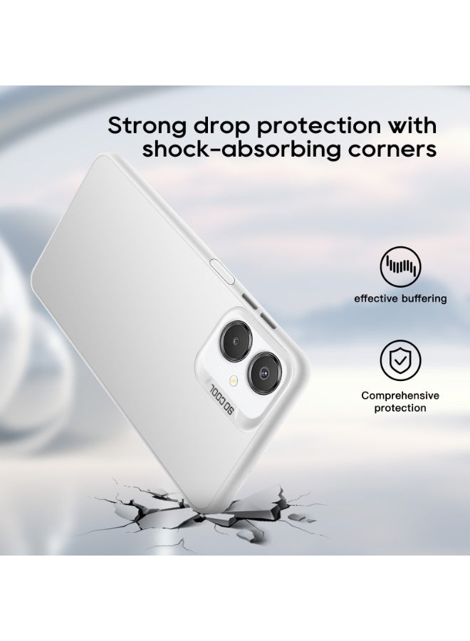 LiuShan Samsung Galaxy A06 5G Case, Slim TPU Bumper Phone Cover,360°Full Body Shockproof Protective Phone Case for Samsung A06 5G  - Image 5