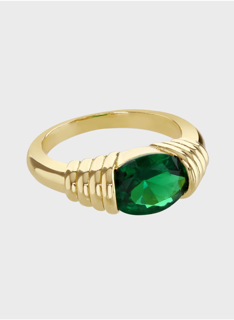 BUCKLEY LONDON Emerald Ancient Heirloom Ring  - Image 1