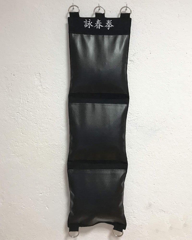 TAO Wall Punching Bag Wing Chun Striking Target Three Sections Canvas and PU Leather (unfilled) - Image 1
