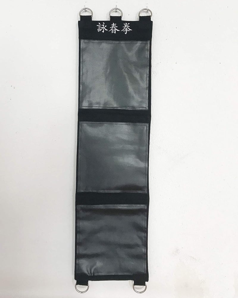 TAO Wall Punching Bag Wing Chun Striking Target Three Sections Canvas and PU Leather (unfilled) - Image 2