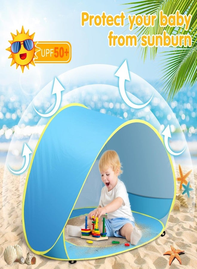 Kapeazo Baby Beach Tent with Pool, Portable UV Protection Sun Shelter for Infant, Pop Up Instant Beach Tent for Baby - Image 5