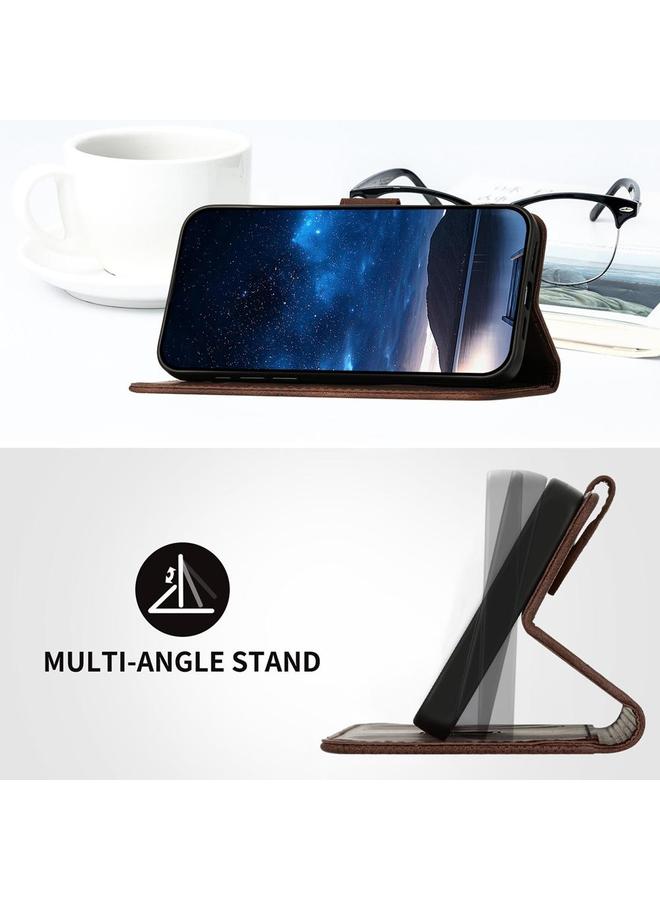 S-TOP Case For Itel A48 Grid Butterfly Embossed Pattern Leather Phone Case with Lanyard - Image 4