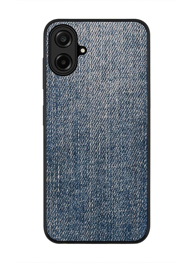 For Samsung Galaxy A07 4G Case,Slim fit Camera Protection, Shockproof Thin Phone cover  - Dark Denim Print