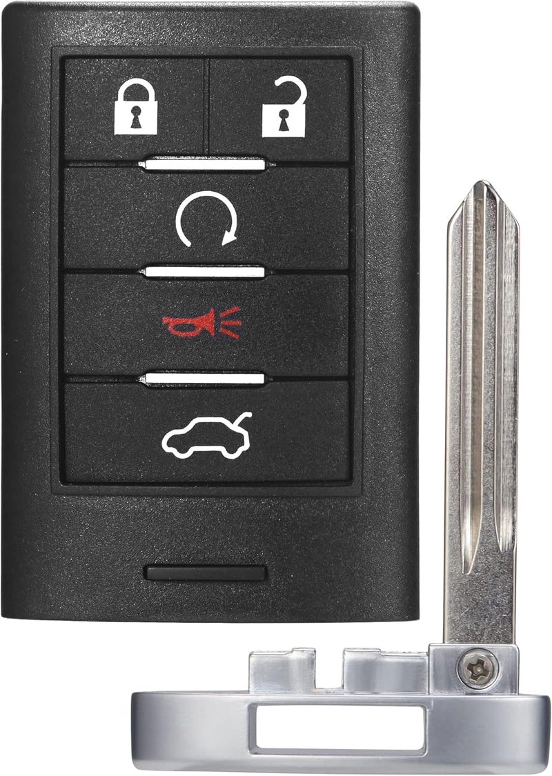 VOFONO Keyless Entry Remote Smart Key fob Compatible with Cadillac STS/CTS 2008-2013 - Image 1