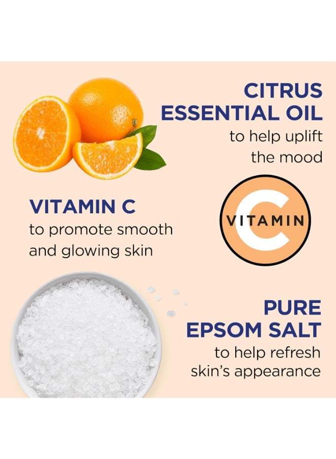 Dr Teal's Pack Of 2 Epsom Salt Body Wash with Vitamin C & Citrus Oils for Glow & Radiance - Hydrates & Conditions Youthful Skin 710ml x 2 - Image 4