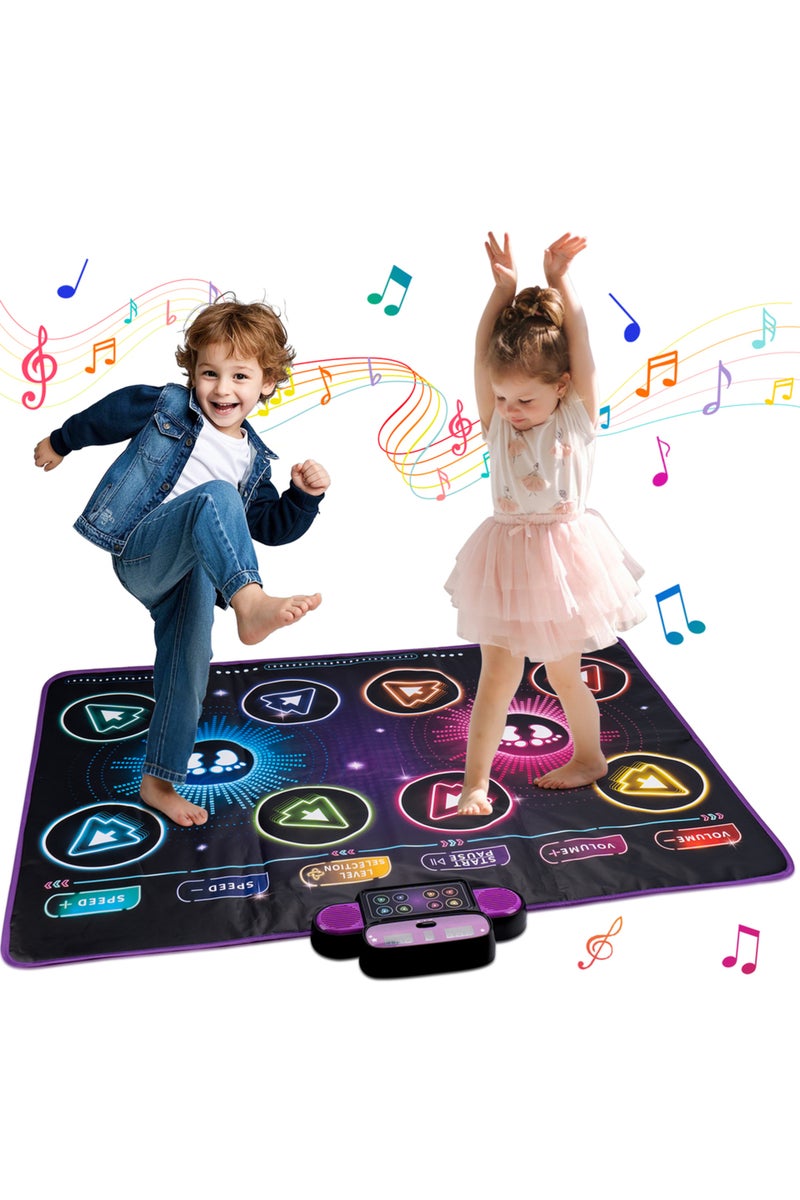 106x80cm Blak-no box 90x90cm Music Play Mat Educational Toys For Kids Large Elecrtic Dancing Mat Wit