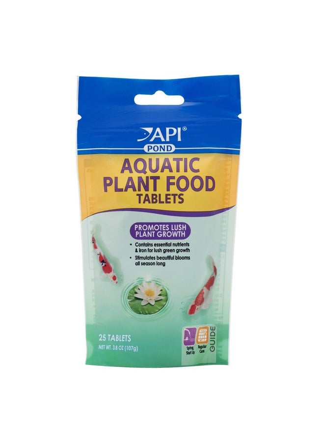 API - API PONDCARE AQUATIC PLANT FOOD TABLETS Potted Plant Fertilizer 3.8-ounce, 25 Tab (185A) - Image 1