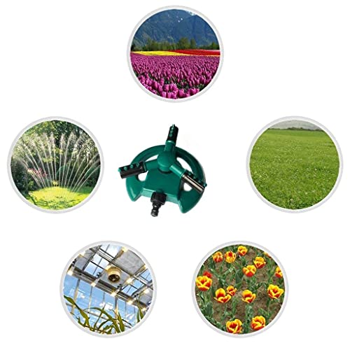 Black Olive Water Sprinkler Garden Pipe - Automatic 360° Garden Sprinkler Large Area Coverage Multipurpose Yard Sprinklers for Plant Irrigation and Kids Playing, Irrigation System Watering Plants - Image 5