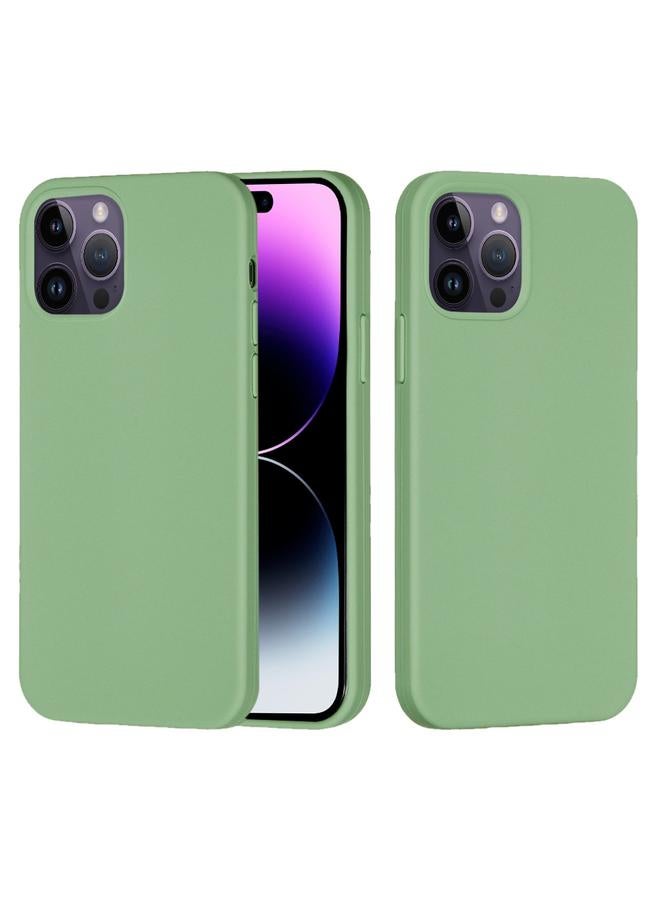 S-TOP Case For iPhone 14 Pro Max Solid Color Silicone Phone Case - Image 1