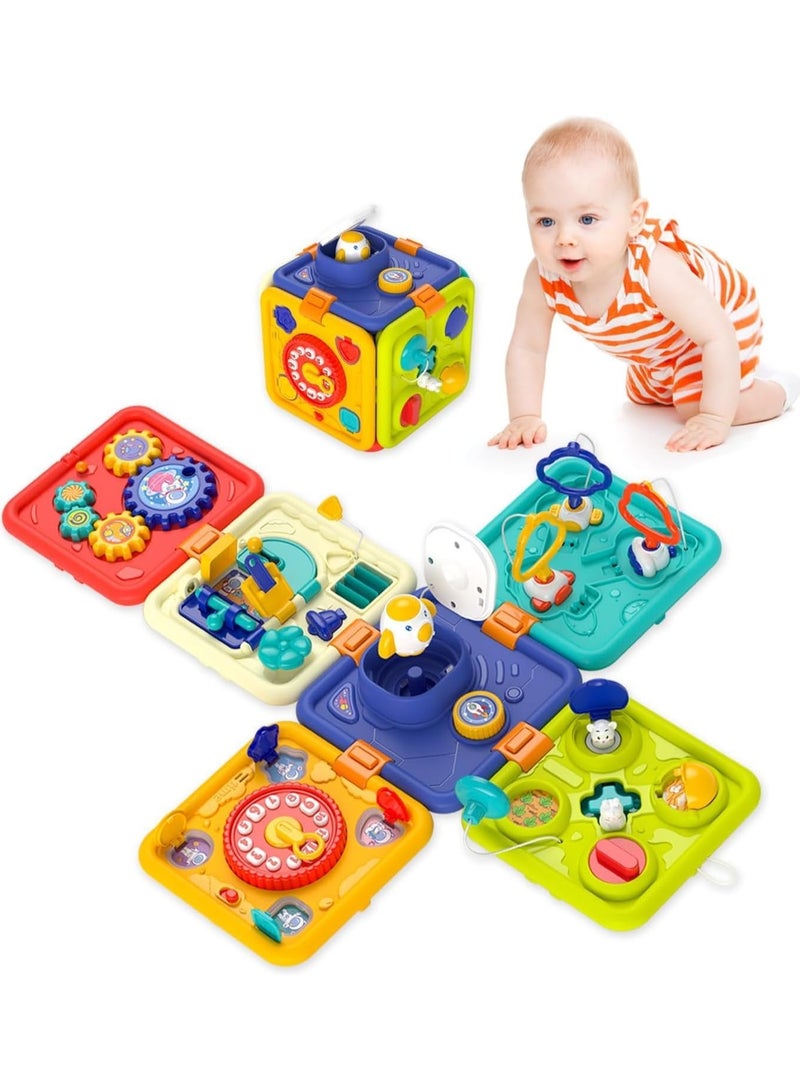 Soofam Toddlers Montessori Toys s, Busy Board ,Educational Activities Sensory Toys Birthday Gifts for Boys Girls - Image 1