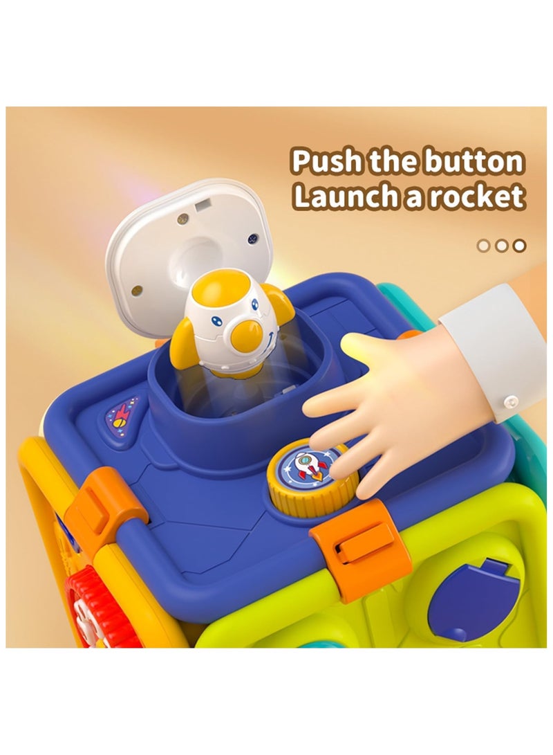 Soofam Toddlers Montessori Toys s, Busy Board ,Educational Activities Sensory Toys Birthday Gifts for Boys Girls - Image 4