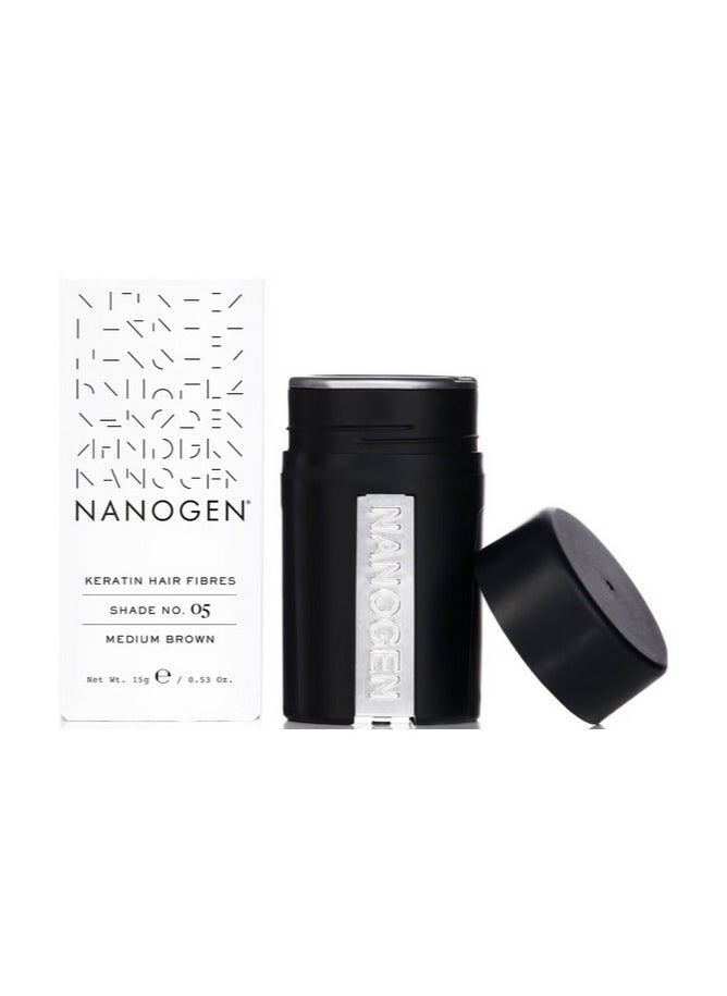 Nanogen - Nanogen Hair Thickening Fibres Medium Brown (15g) - Image 1