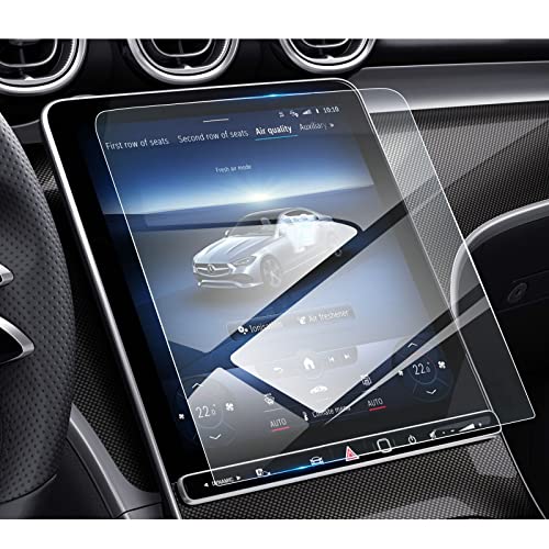 Coleya Mercedes C300 (2022-2026)/GLC300 (2023-2026) Screen Protector for Mercedes 11.9Inch Touchscreen, 9H Tempered Glass 2024 2025 C-Class/GLC-Class/CLE Coupe/SL Accessories HD Transparent 11.9" - Image 1