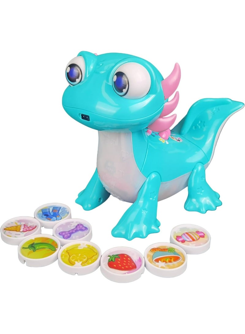 VTech Tasty Treats Axolotl – Interactive Toddler Toy with Fun Reactions, Pretend Snacks & Educational Songs | Learning Toy for Kids Ages 1-4 - Image 5