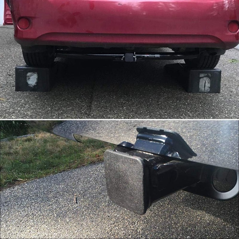 DORHEA 2 Pcs 1 1/4 Inch Trailer Hitch Tube Cover Plug Cap Universal Rubber Insert for 1.25'' Receivers Class 1 2 I II Ford Toyota GMC Subaru Jeep Dodge Nissan Audi BMW Porsche Polaris ATV UTV - Image 5