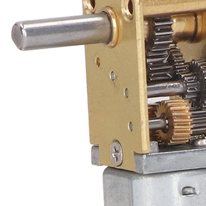 DC6V 8RPM Motor Dual Shaft Worm Gear Reduction Motor High Torsion Low Speed Motor with Fixed Seat 1218‑N20 - Image 4