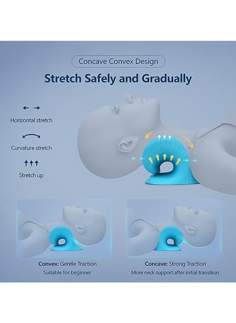 AIWANTO Neck and Shoulder Relaxer, Cervical Traction Device for Pain Relief and Cervical Spine Alignment, Chiropractic Pillow, Neck Stretcher  - Image 2