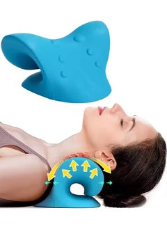 Neck and Shoulder Relaxer, Cervical Traction Device for Pain Relief and Cervical Spine Alignment, Chiropractic Pillow, Neck Stretcher
