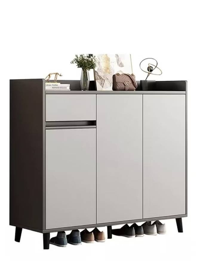 كلناميان خزانة أحذية فاخرة متعددة الوظائف للمدخل وأدراج تخزين 90 سم - Image 1