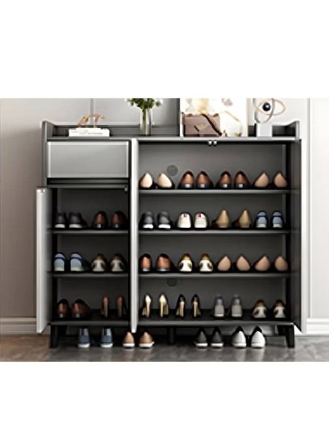 كلناميان خزانة أحذية فاخرة متعددة الوظائف للمدخل وأدراج تخزين 90 سم - Image 3