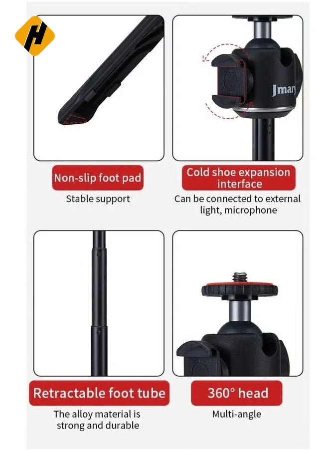 هوها - Tripod MT-29 Mini Mini Tranship هو ترايبود خفيف الوزن ومدمج مثالي لمجموعة متنوعة من تطبيقات التصوير الفوتوغرافي والفيديو. - Image 1